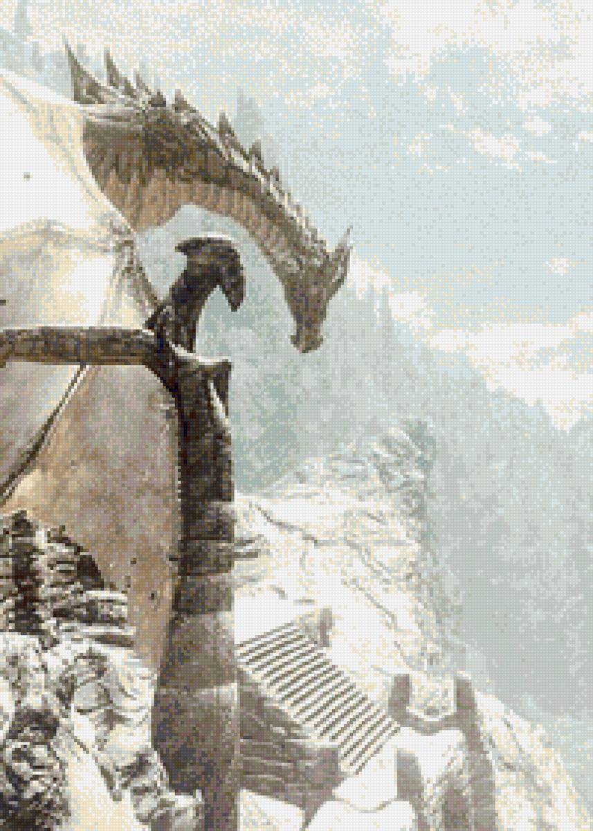 дракон- скайрим - дракон, скайрим, довакин - предпросмотр