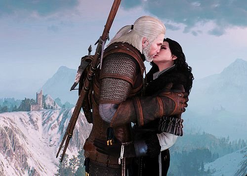 Геральт и Йен - геральт, йеннифэр, ведьмак - оригинал