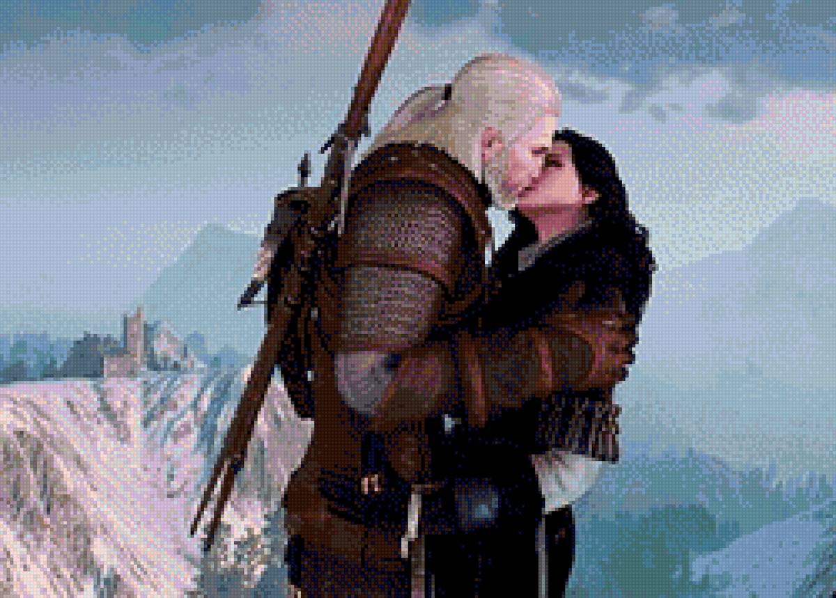 Геральт и Йен - йеннифэр, геральт, ведьмак - предпросмотр