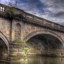 Схема вышивки «старый мост»