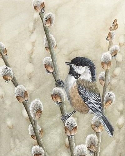 Весна долгожданная - весна, птица - оригинал