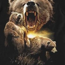 Схема вышивки «русские медведи»