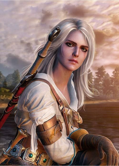 цири - ведьмак, цири, геральт - оригинал