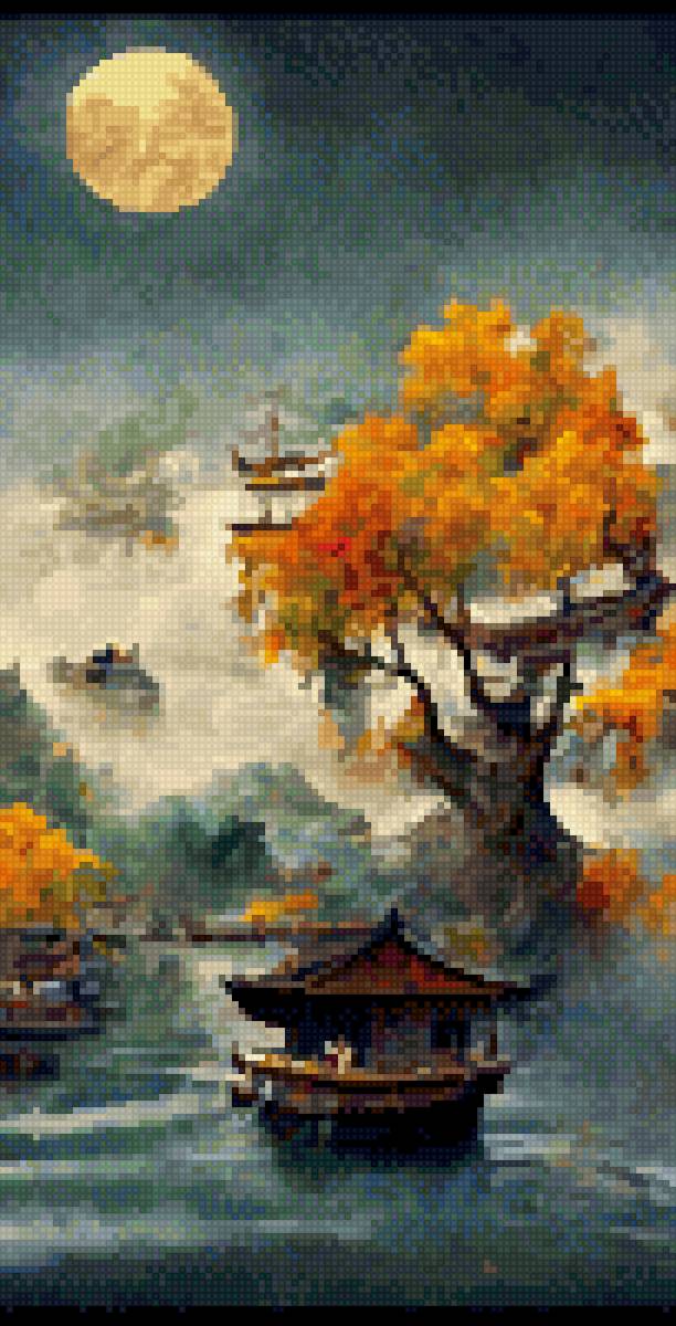 Китай - китай, пейзаж - предпросмотр