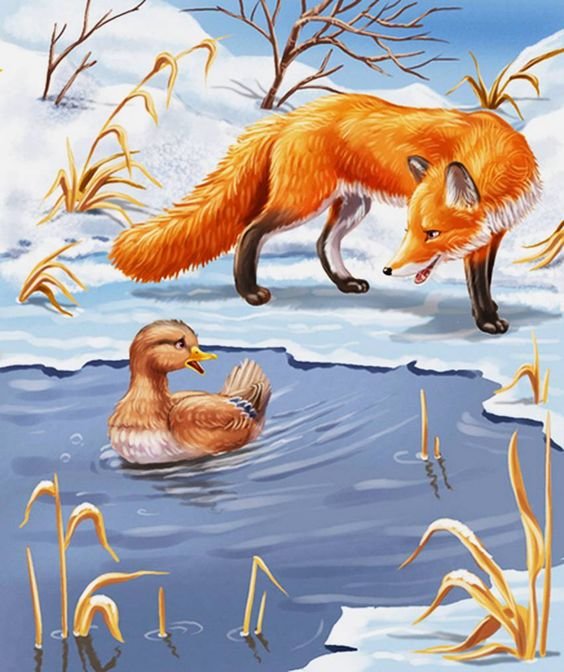 Рыжая бестия - дикие животные, лиса - оригинал