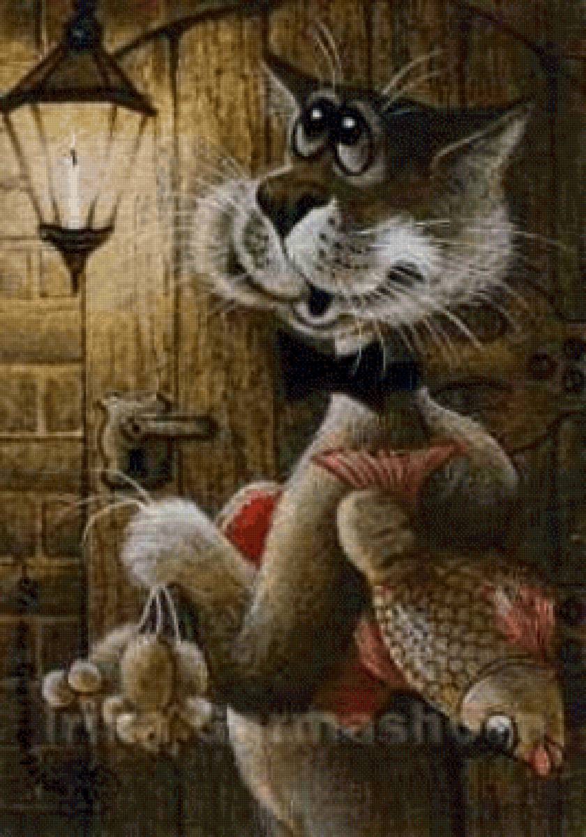 Идёт в гости - кот 🐱 - предпросмотр