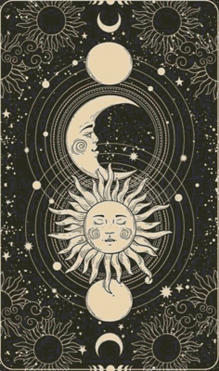 Сэмплер луны и солнца - фэнтези - предпросмотр