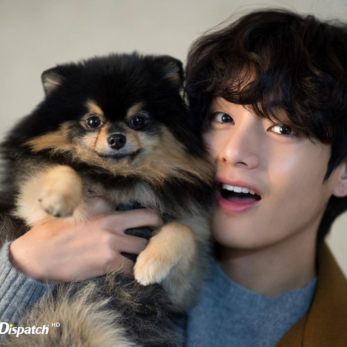 Техен с собакой - оригинал