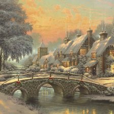 Схема вышивки «Зима»