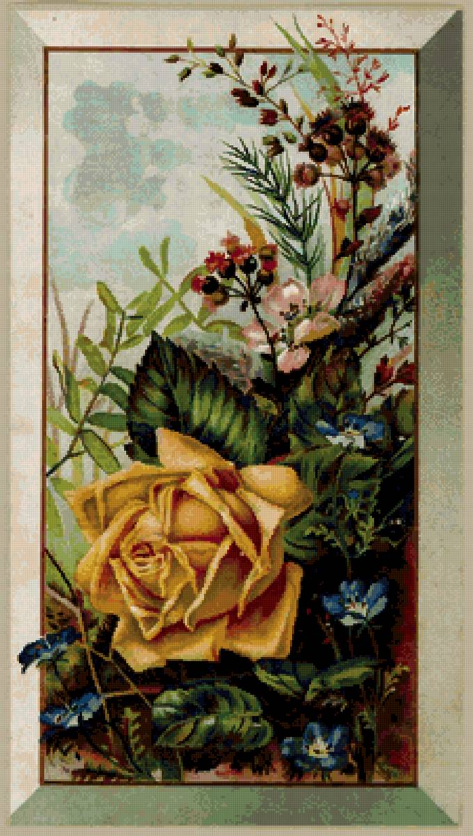 Королева цветов - открытка - предпросмотр