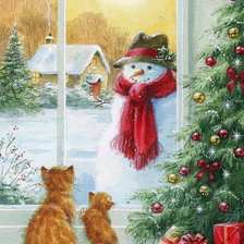 Схема вышивки «Новый год»