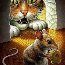 Схема вышивки «Кошачья забава»