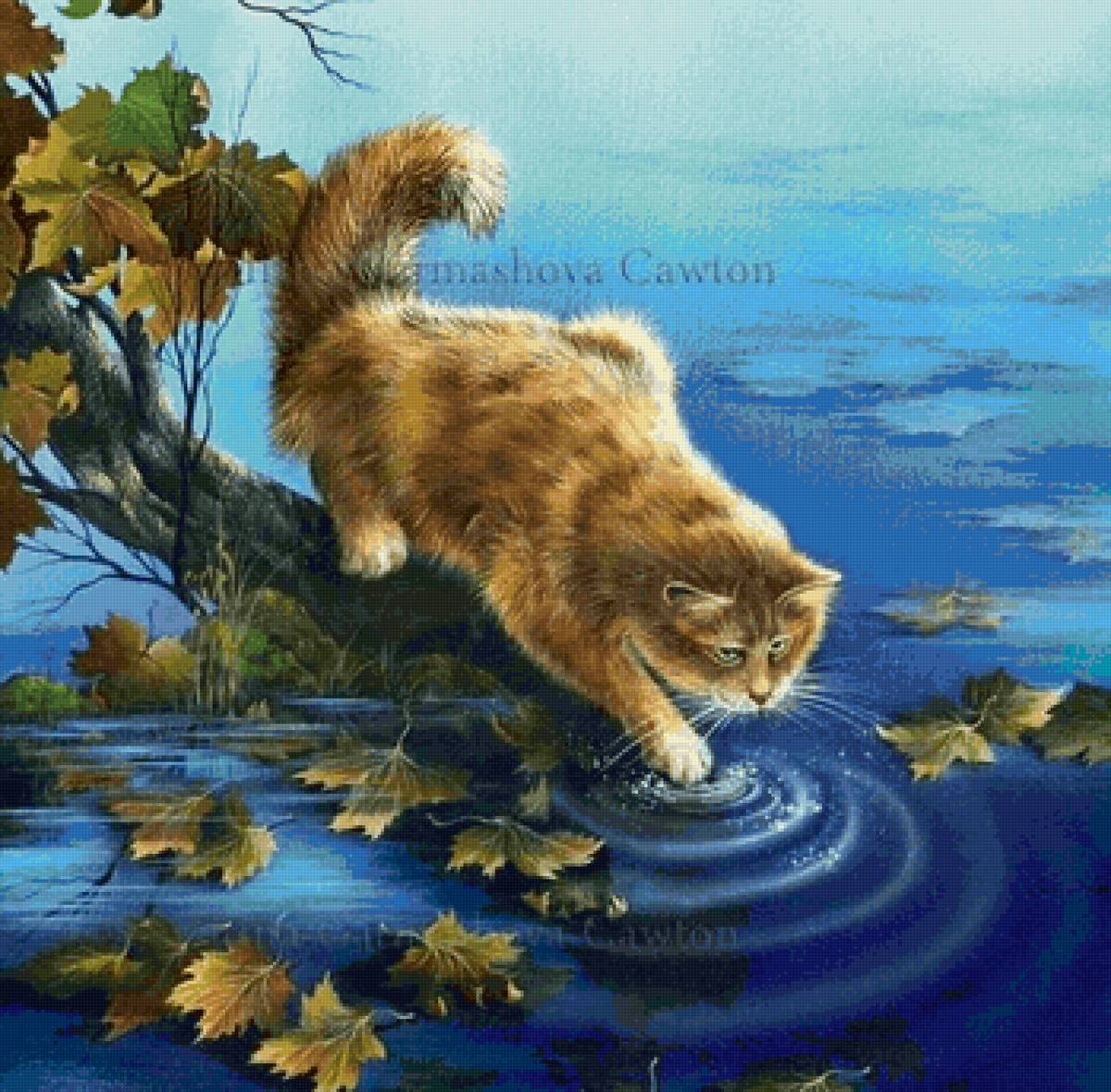 ,,осення прогулка,, - кот 🐱 - предпросмотр