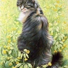 Схема вышивки «На лужайке»