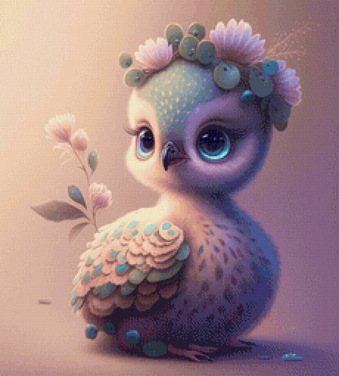 Павлин "Бэби" - птицы, малыши - предпросмотр