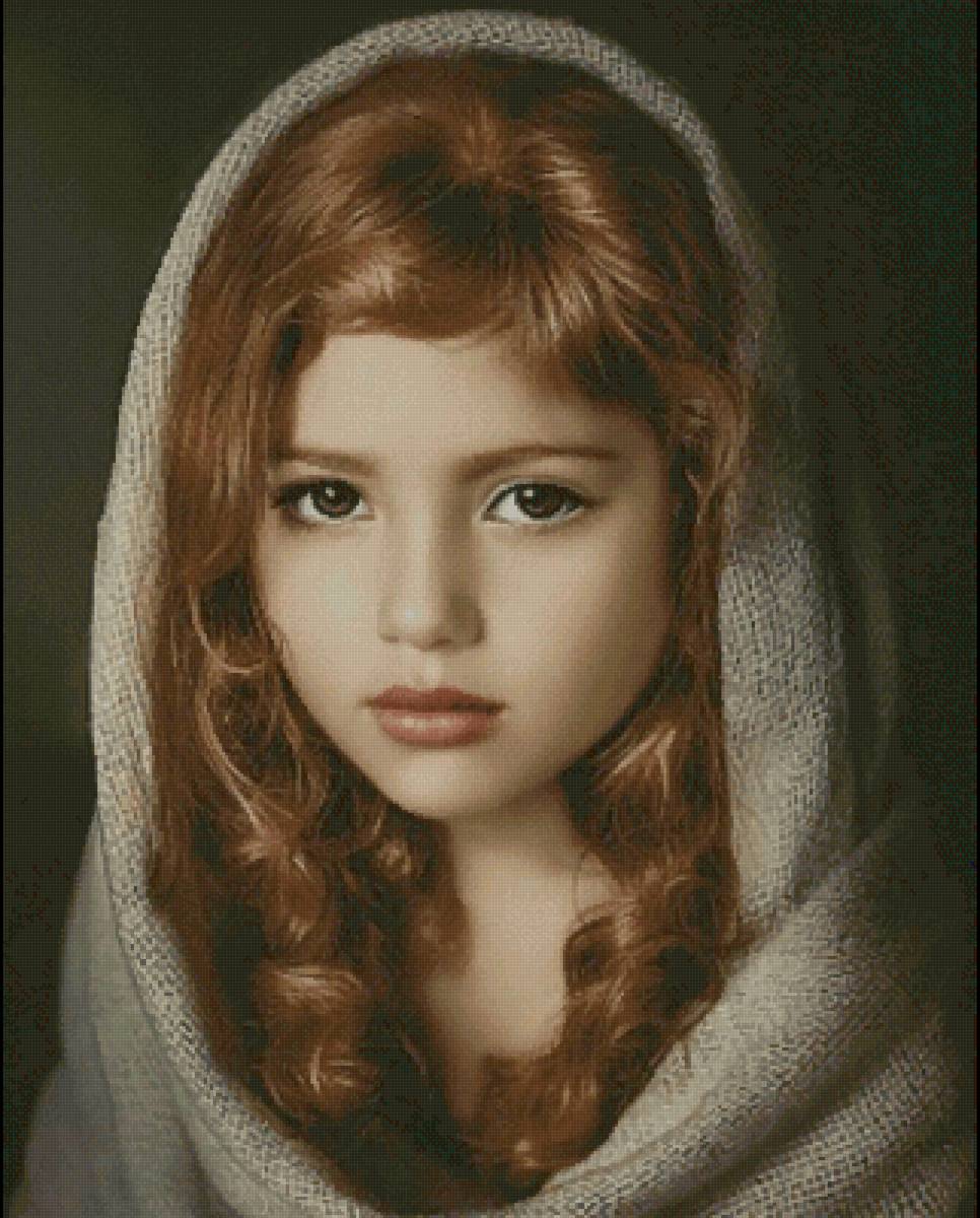 девочка - портрет - предпросмотр