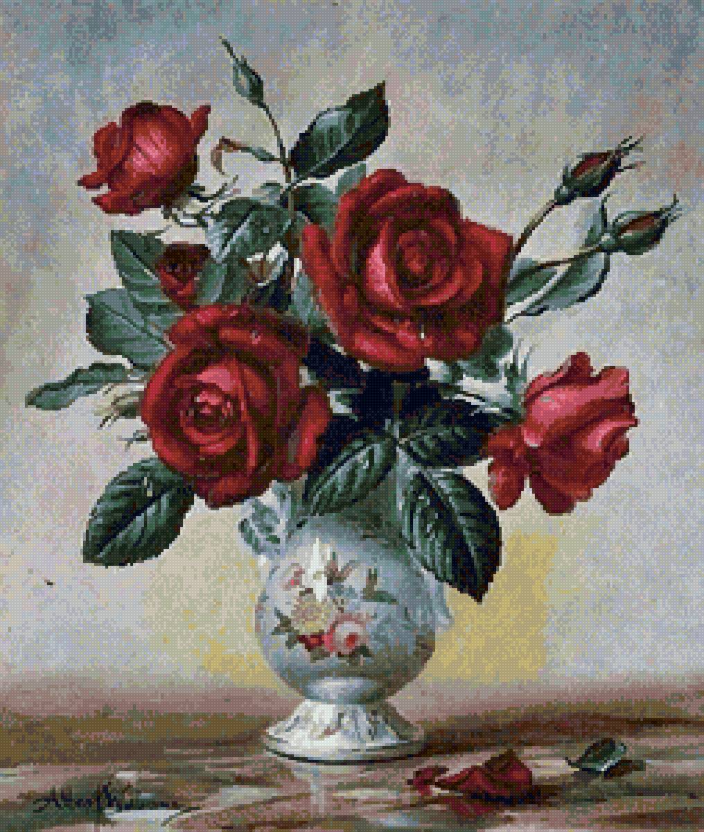 Альберт Вильямс - альберт вильямс, букет, розы - предпросмотр