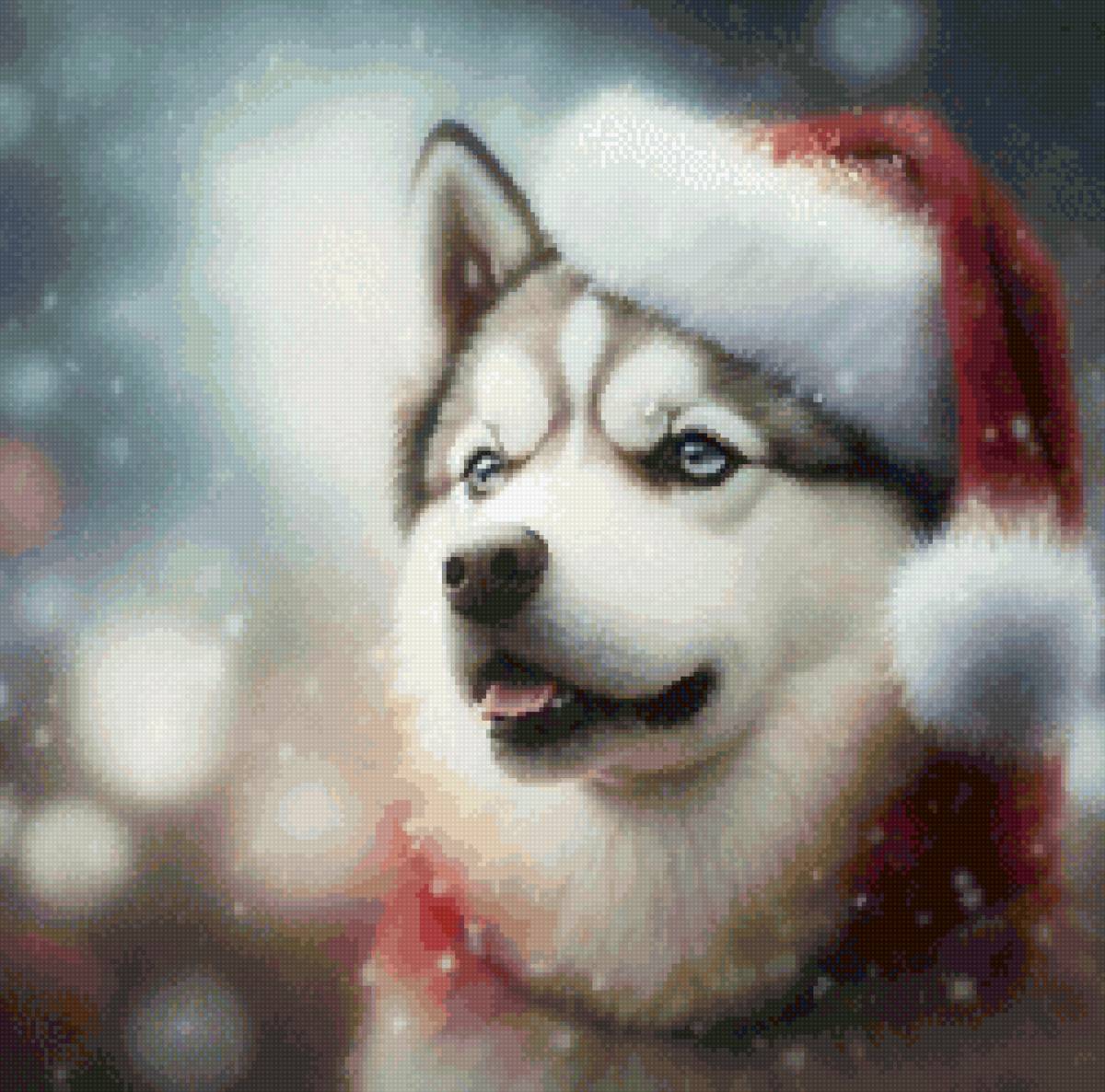 Собака - новый год, животные - предпросмотр