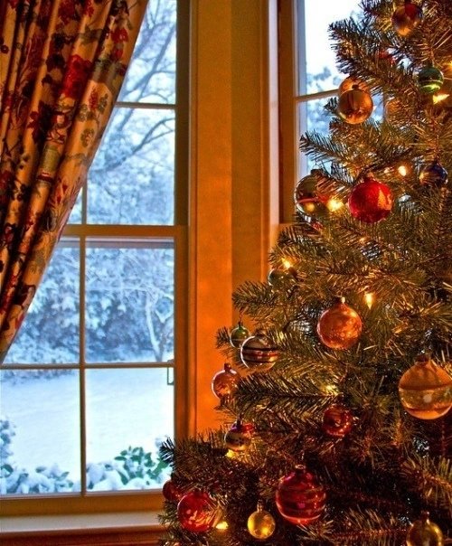 Новогоднее окно - оригинал