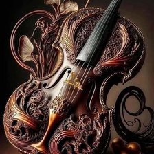 Схема вышивки «Скрипка»