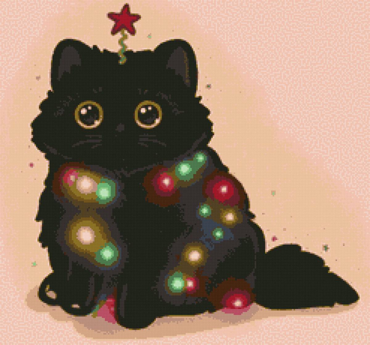 ёлка котик - котик, елка - предпросмотр