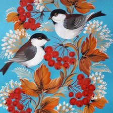 Оригинал схемы вышивки «птицы» (№2607714)