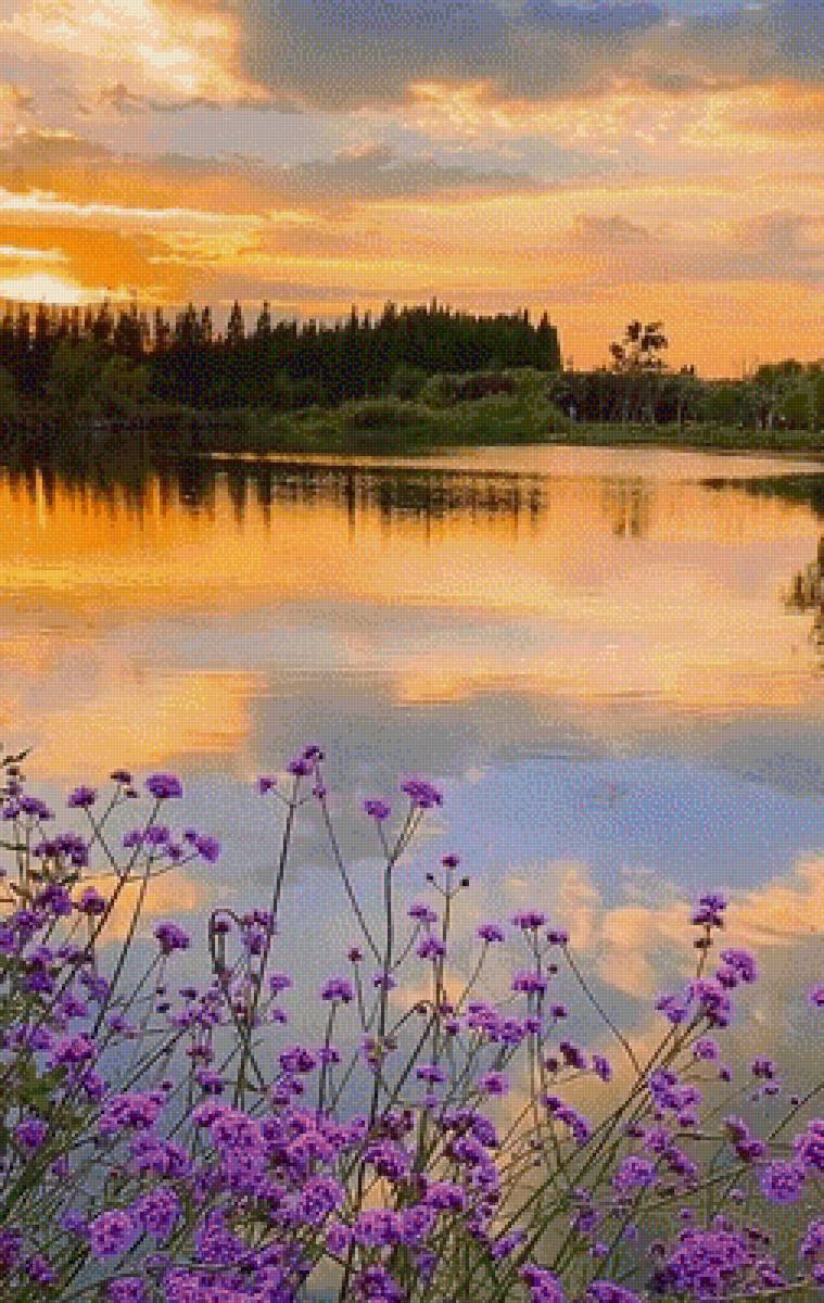 Летний закат - закат - предпросмотр