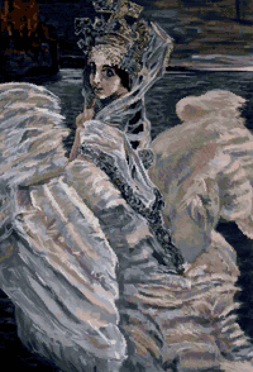 Царевна-Лебедь - картина, лебедь, царевна, царевна-лебедь - предпросмотр