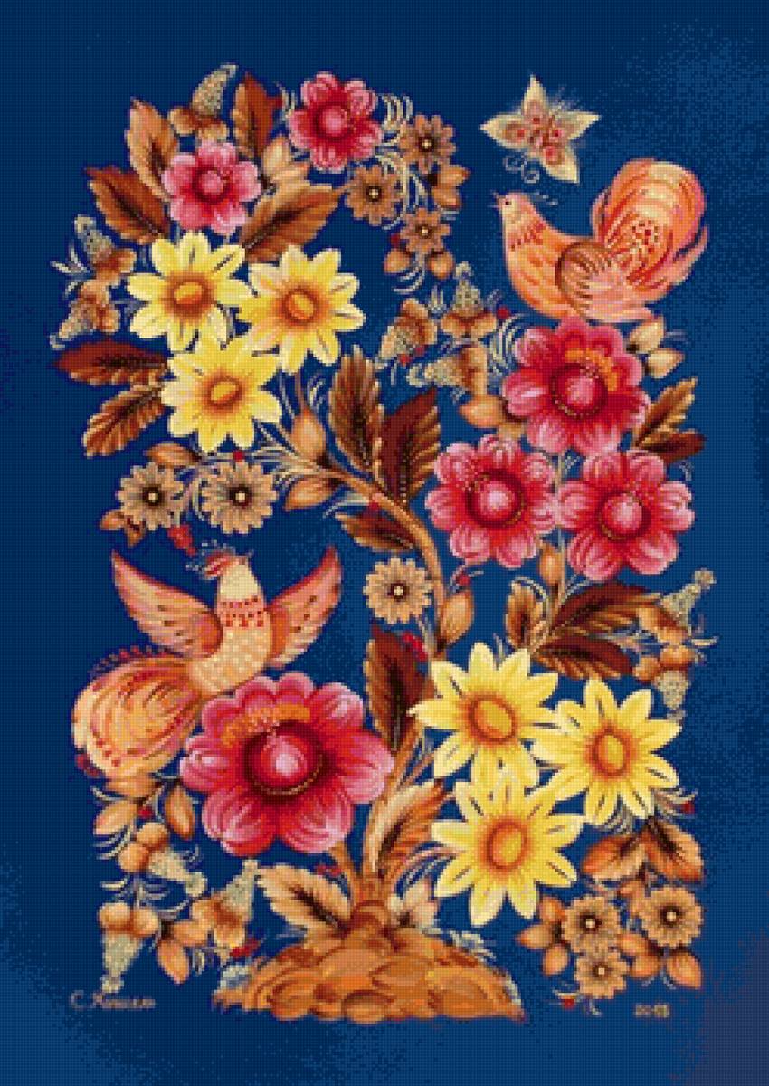 хохлома - роспись - предпросмотр