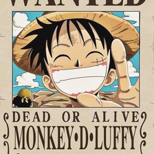 Схема вышивки «Монки Дэ Луффи»