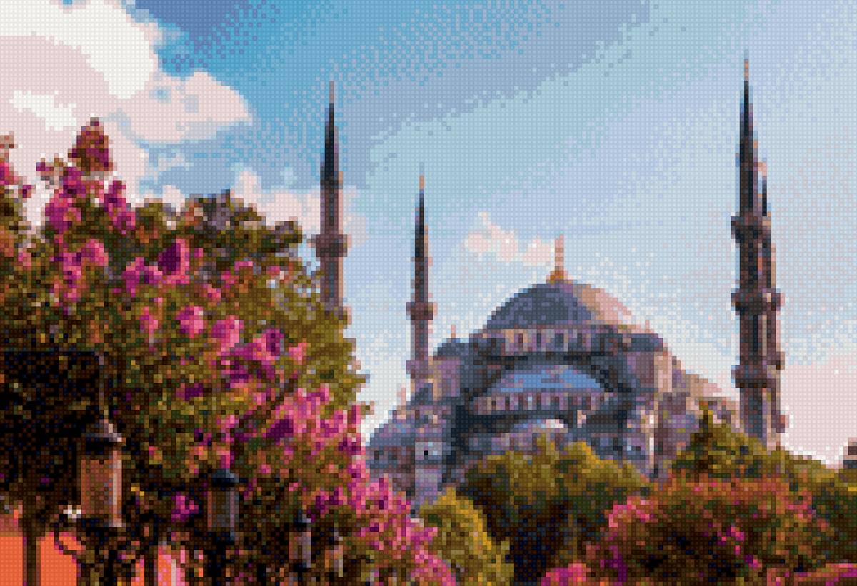 Мечеть - стамбул, весна, мечеть, турция - предпросмотр