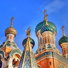 Схема вышивки «Iglesia Ortodosa Rusa.»