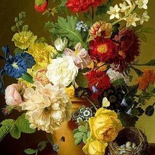 Схема вышивки «Букет»