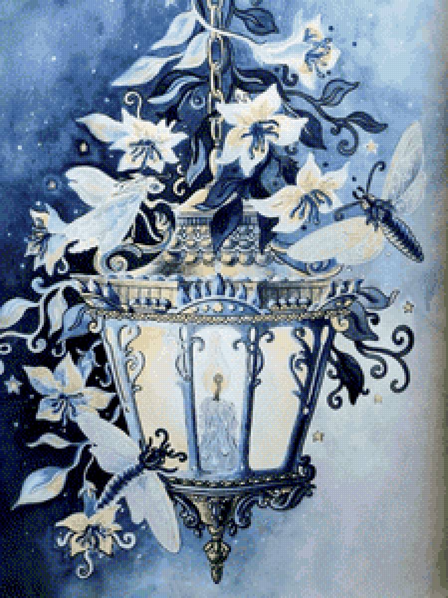 Ночь - фонарь, цветы, ночь - предпросмотр