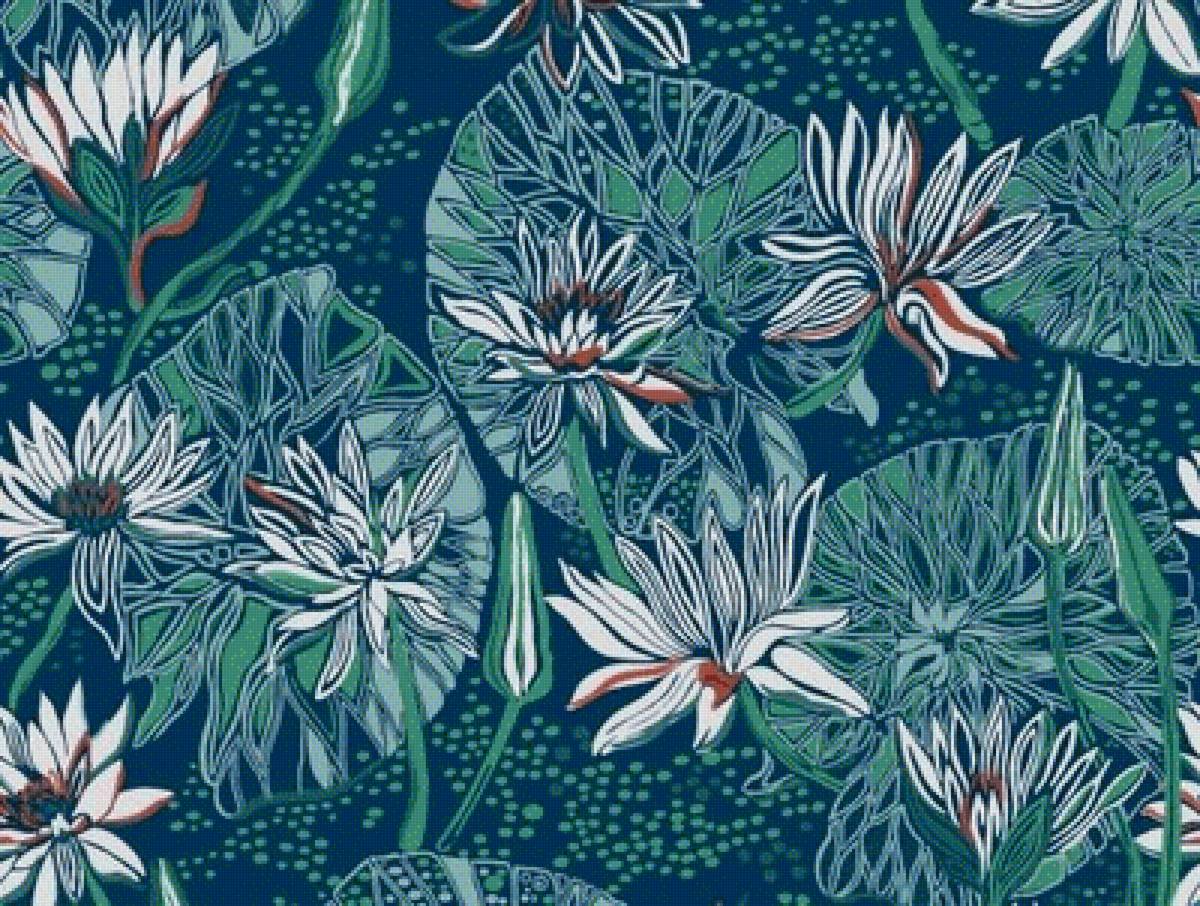 Гобелен - зелень, растения, панно, мотив, коврик - предпросмотр