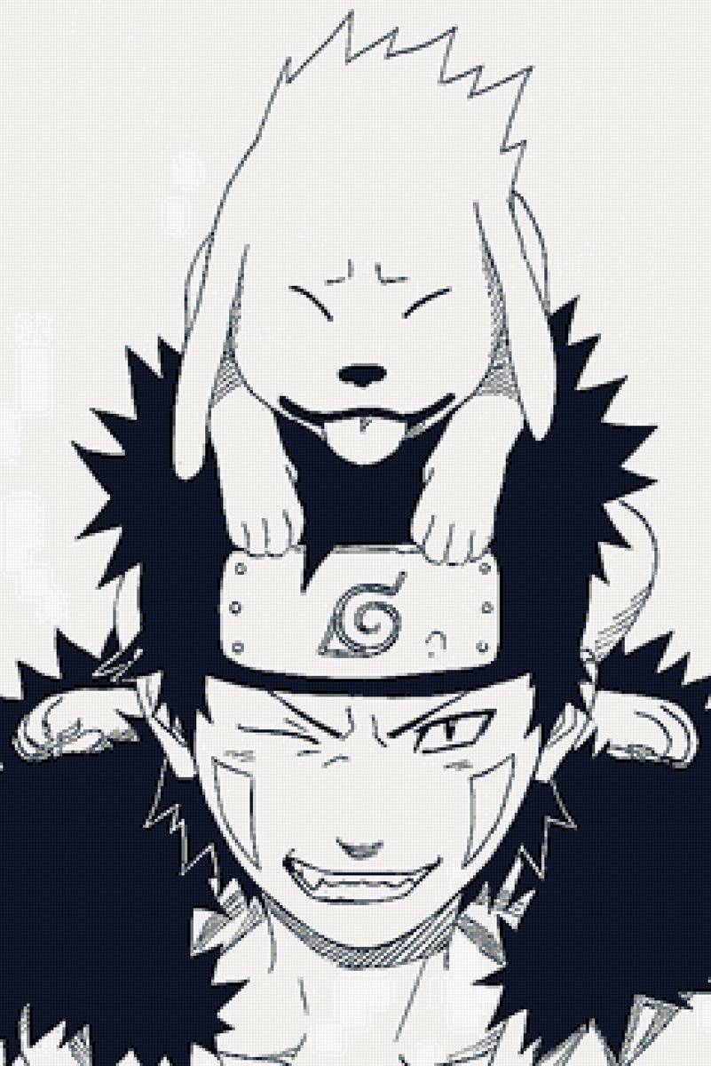 акамару - наруто, акамару - предпросмотр