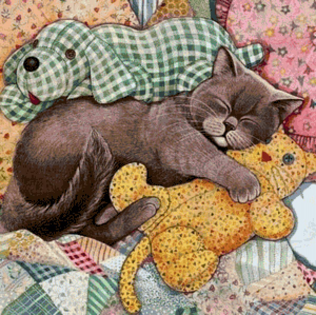 сон - игрушки, кот, сон - предпросмотр