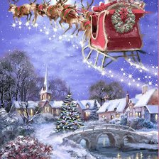 Схема вышивки «Рождество»