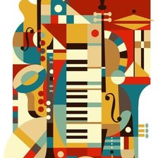 Схема вышивки «музыка»