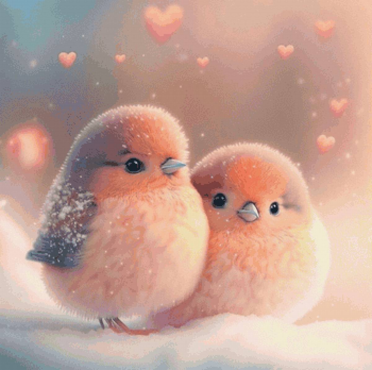 Зимние птицы - птицы - предпросмотр