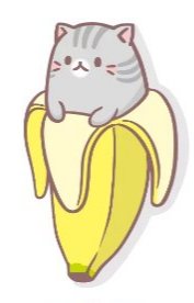Котик в банане - кот, котик, банан - оригинал