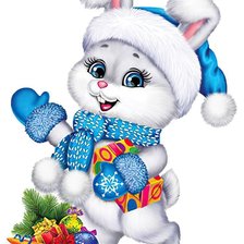 Схема вышивки «Зая»