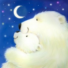 Схема вышивки «Белые медведи»