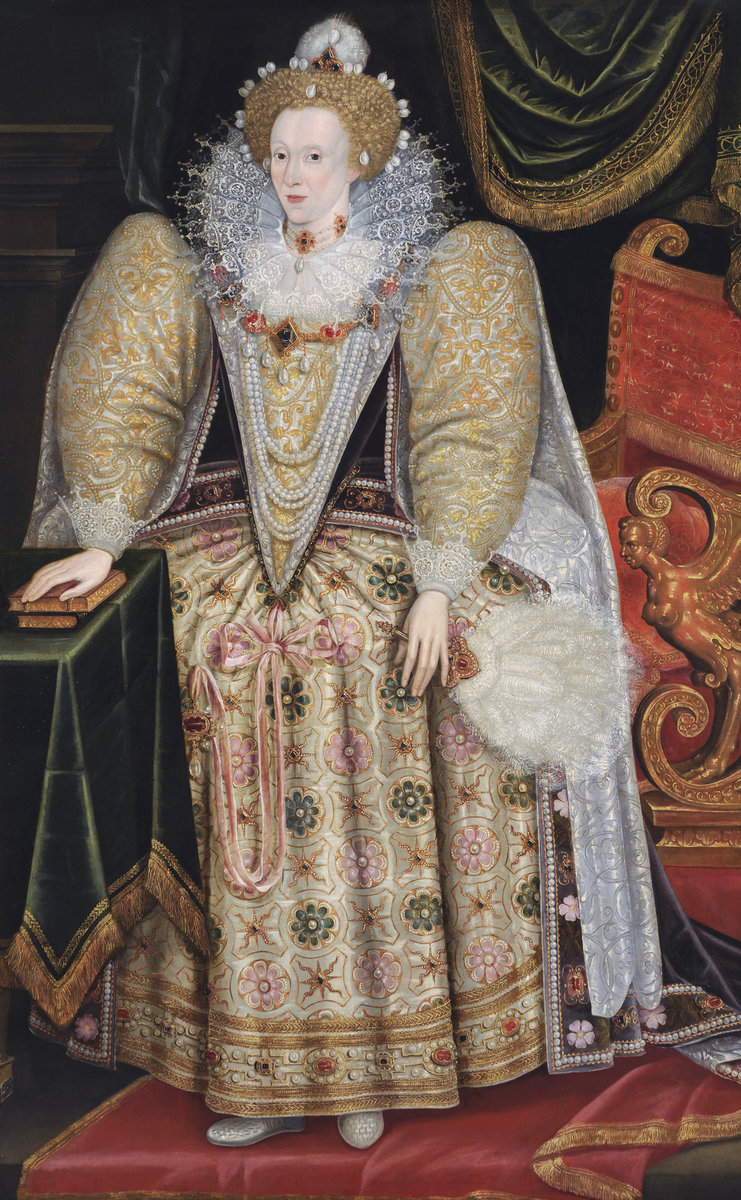 Королева Елизавета - девушки, портрет - оригинал