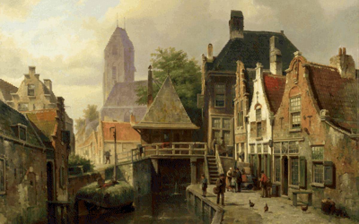 Голландия - пейзаж, город - предпросмотр