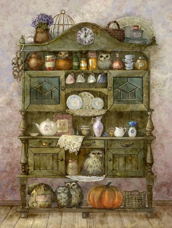 Сервант - посуда, кухня, шкаф - оригинал