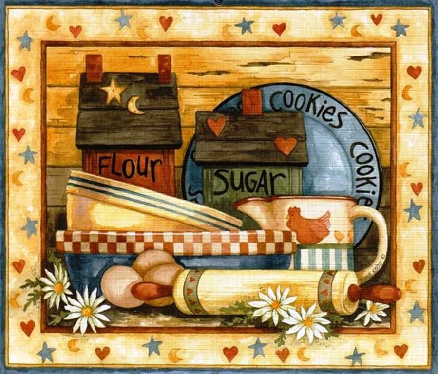 Кухонный натюрморт - дом, уют, кухня - оригинал