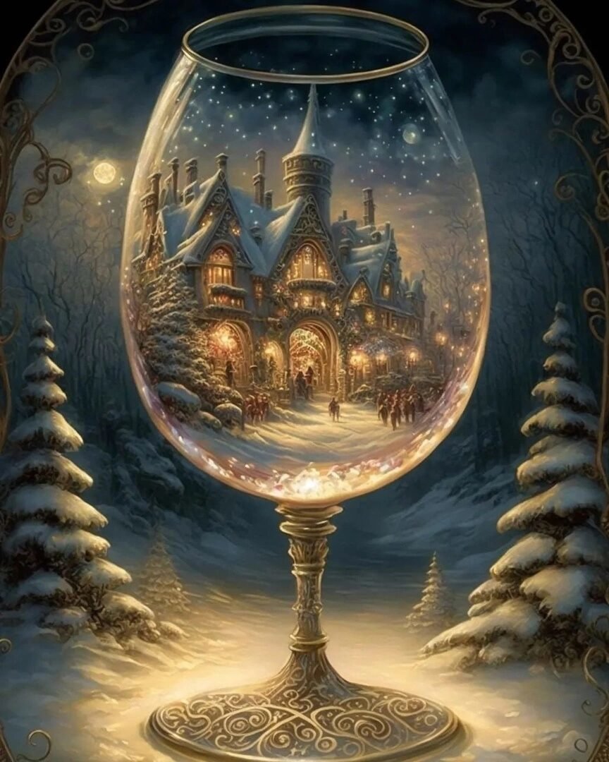 Новогодние фантазии - фентази - оригинал