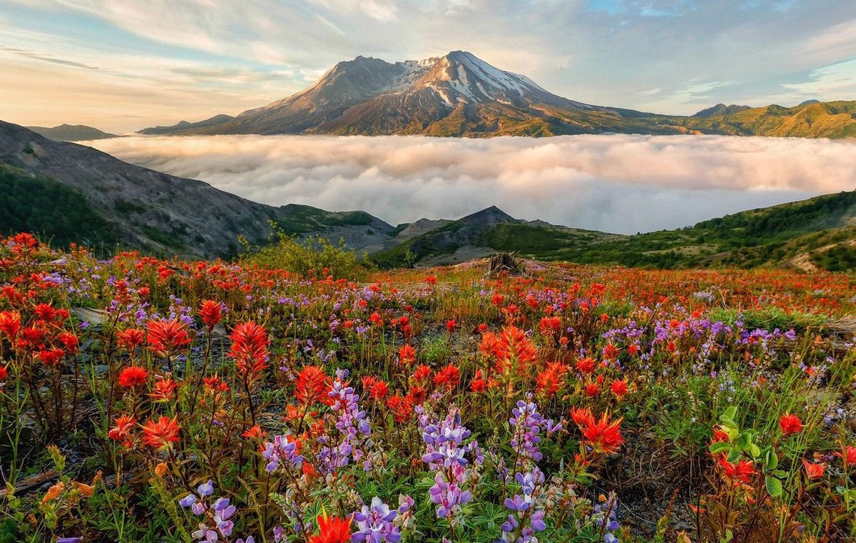 Природа - горы, вулканы, природа - оригинал