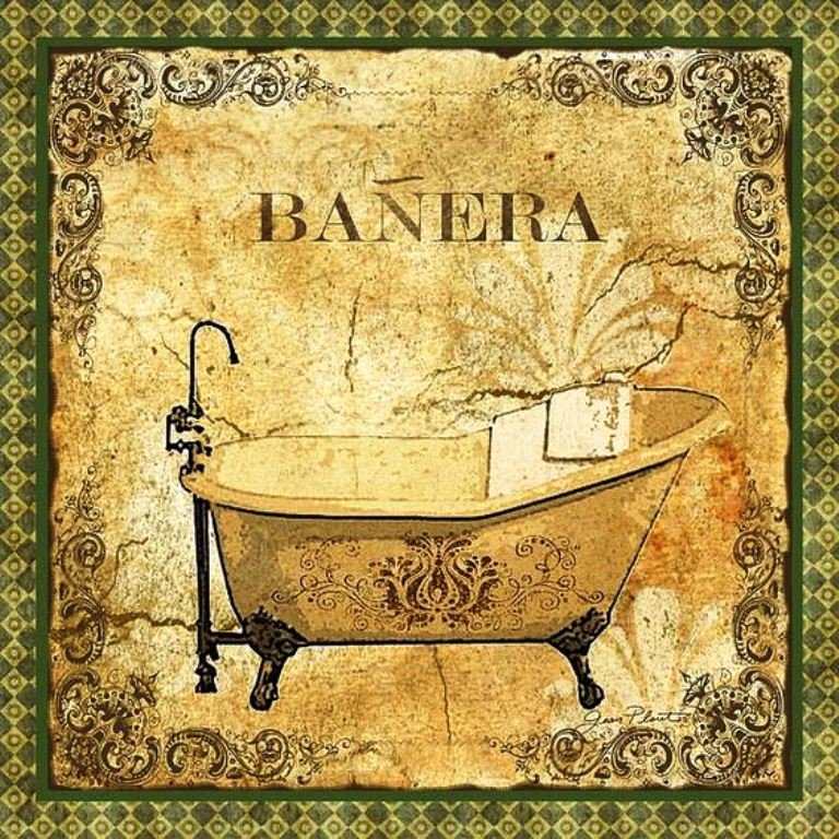 Ванная - винтаж, арт - оригинал